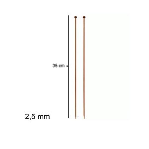 AGULHA TRICO BAMBU 2,5MM CIRCULO