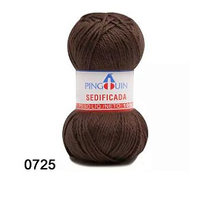 LÃ SEDIFICADA PINGOUIN 100 GR COR 725 TERRA