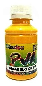 TINTA PVA FOSCO TRUE COLORS COR 7113-AMARELO GEMA 100 ML