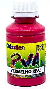 TINTA PVA FOSCO TRUE COLORS VERMELHO REAL 100 ML