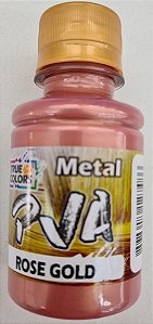 TINTA PVA METAL TRUE COLORS COR-7960 ROSE GOLD 100 ML