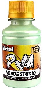 TINTA PVA METAL TRUE COLORS VERDE STUDIO 100 ML