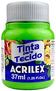 TINTA PARA TECIDO ACRILEX VERDE ABACATE 37 ML