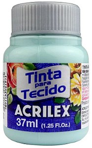 TINTA PARA TECIDO ACRILEX VERDE GLACIAL 37 ML