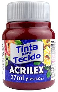 TINTA PARA TECIDO ACRILEX VINHO 37 ML