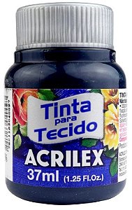 TINTA PARA TECIDO ACRILEX AZUL PETROLEO 37 ML