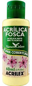 TINTA ACRILICA FOSCA AMARELO BEBÊ NAT. COLORS 60 ML ACRILEX