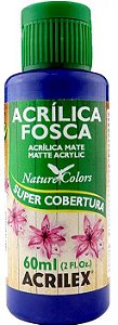 TINTA ACRILICA FOSCA AZUL TURQUESA NAT. COLORS 60 ML ACRILEX