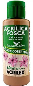 TINTA ACRILICA FOSCA CAPUCCINO NAT. COLORS 60 ML ACRILEX
