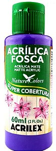 TINTA ACRILICA FOSCA ROXO NAT. COLORS 60 ML ACRILEX