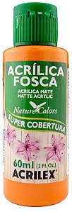 TINTA ACRILICA FOSCA TANGERINA NAT. COLORS 60 ML ACRILEX