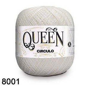 FIO QUEEN 8 2 100GR 678MT COR 8001 BRANCO