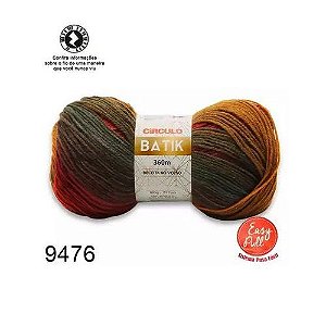 FIO BATIK CIRCULO 100G COR 9476