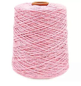 BARBANTE BARBANTEXTIL FIO 8 COR ROSA CLARO 457 MTS