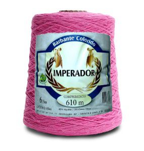 BARBANTE BARBANTEXTIL FIO 6 COR PINK 610 MTS