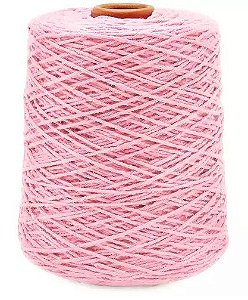 BARBANTE BARBANTEXTIL FIO 6 COR ROSA CLARO 610 MTS