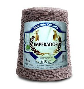 BARBANTE BARBANTEXTIL FIO 6 COR CAFÉ COM LEITE 610 MTS