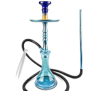 Narguile Mahalla Hookah Hype - Azul/Liso Azul