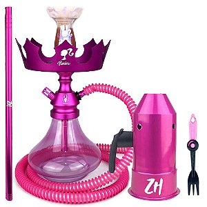 Kit Narguile Completo Anubis Little Monster - Rosa Barbie KIT557