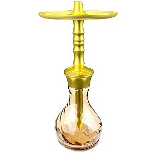 Narguile Mahalla Hookah Hype Mini - Dourado/Ambar