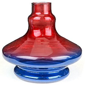 Vaso ZH Mini New Aladim Metálico - Vermelho com Azul