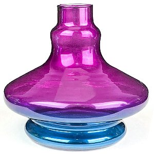 Vaso ZH Mini New Aladim Metálico - Rosa com Azul