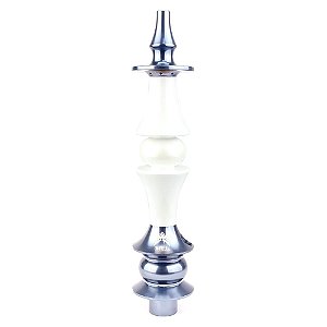 Stem Narguile Marajah Hookah Umbrella Médio Titanium/Branco Fusion