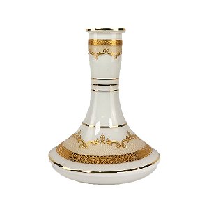 Vaso MD Hookah Curve 26CM 36 C - Branco