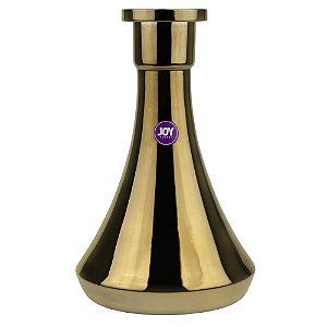 Vaso Joy Hookah Tower 30cm - Metálico Gold