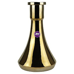 Vaso Joy Hookah Tower 26cm - Metálico Gold