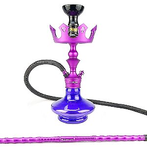 Kit Narguile Completo Mukabowl Shihan - Roxo Fosco KIT644