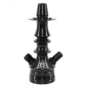 Stem Narguile Invictus Hookah Small F5 - Preto/Preto