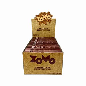 Seda Zomo Natural Mini (Caixa com 50 livretos de 50 folhas)
