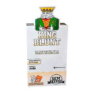 Seda King Blunt - Baunilha  (Caixa com 25 uni com 5 Folhas)