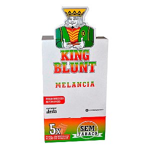 Seda King Blunt - Melancia (Caixa com 25 uni com 5 Folhas)