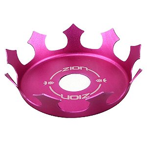 Prato Zion Hookah Coroa P 16cm - Rosa Pink