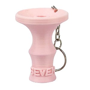 Chaveiro e Furador Seven Hookah - Rosa Claro