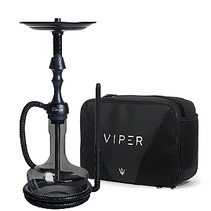 Narguile Completo Triton Viper Bolsa - Preto