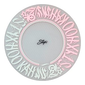 Tapete De Silicone Styx Fireproof Transparente - Rosê/Branco