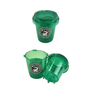 Dichavador De Plástico DK Pote Coffe - Verde