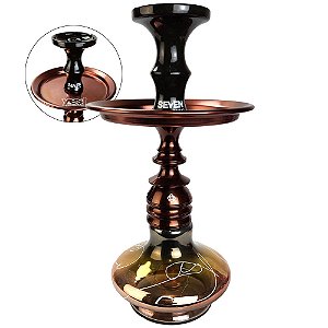 Kit Narguile Completo Amazon Hookah Kombat - Bronze