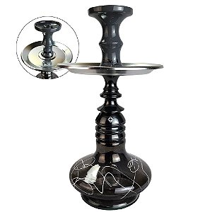 Kit Narguile Completo Amazon Hookah Kombat - Titanium