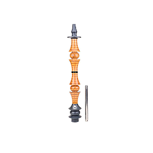 Stem Narguile Marajah Hookah Umbrella Grande Preto/Marrom Stripes