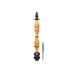 Stem Narguile Marajah Hookah Umbrella Grande Preto/Marrom Carvalho