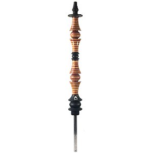 Stem Narguile Marajah Hookah Umbrella Grande Preto/Vermelho Stripes