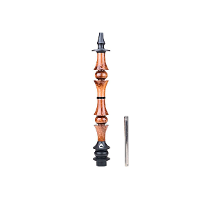 Stem Narguile Marajah Hookah Umbrella Grande Preto/Marrom Brilhante