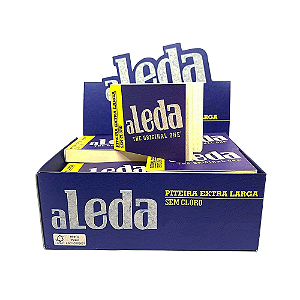 Bloco De Piteira Aleda Azul Extra Larga (20 Livretos C/50 Folhas)