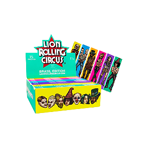 Seda Lion Circus Regular 1/4 Edição Brasil King Size (15 Livretos com 50 Folhas)
