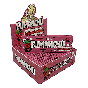 Seda Fumachú 1/4 Sabor Strawberry (15 Livretos com 50 Folhas)