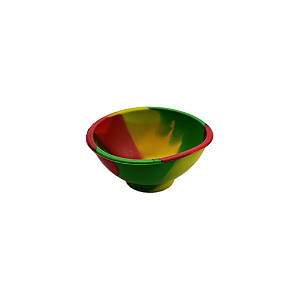 Cuia De Silicone ZH - Amarelo/Verde/Vermelho